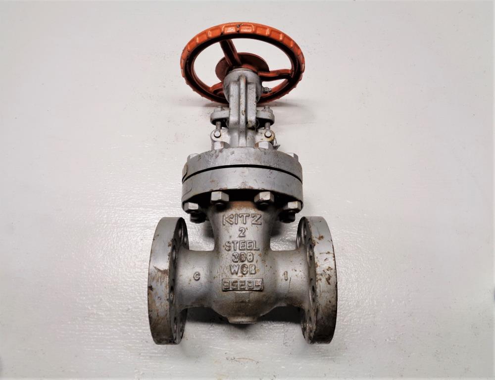 Kitz 2" 300# RF WCB Gate Valve, Fig# 300SCLSY